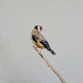 Puttertje 30x30cm acryl op canvas 2025 (Privé collectie Amsterdam NL)