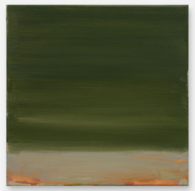Landscape (Green) 35x35 acryl op canvas 2025 (Privé collectie Schiedam Nederland)
