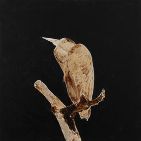 Reiger 30x30cm acryl op canvas 2025