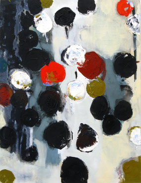 Zonder titel 65x50cm olieverf op katoen 1991