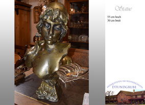 Antike Statue aus Messing