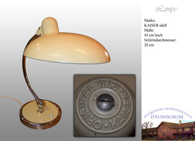 Kaiser-idell, Lampe, Tischlampe