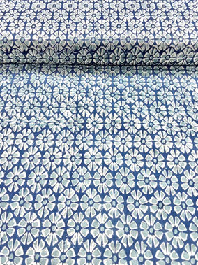 Explore wholesale organic block-printed fabrics made by us in Delhi with modern patterns, close to Janpath.