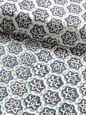 Discover hand-block printed fabrics with modern designs, crafted at our workshop in central Delhi.