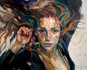 ZEPHYRA 120x150cm, oil on canvas 2025