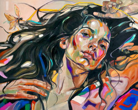 ELYSIUM III, oil on canvas 120x150cm, 2025