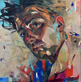 SUBLIME TRANSCENDENCE II 100x100cm, oil on canvas 2025