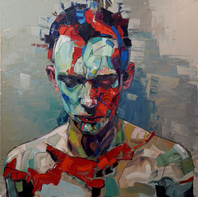 SUBLIME TRANSCENDENCE I 100x100cm, oil on canvas 2025