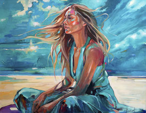 EMBRACE OF THE SUNRISE, 150x190cm, oil on canvas 2026