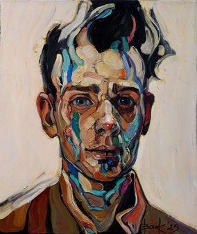 INSOMNIA, 50x60cm, oil on canvas 2023