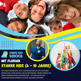 Starke kidz School Richtig nein sagen Kinder Konflikte lösen Stark auch ohne Muckis Mobbingprävention, Sozialkompetenz, gewaltfreie Konfliktlösung, Selbstbehauptung, Kinder stärken, Resilienz, Persönlichkeitsstärkung für Kinder und Jugendliche