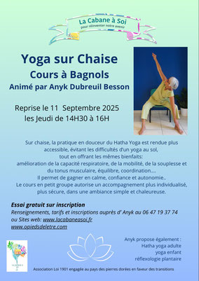 Yoga adapté pour adultes et ados 