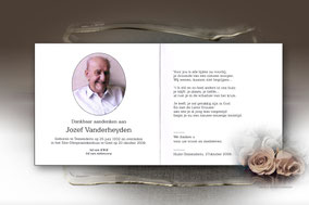 bidprentje van Jozef Vanderheyden