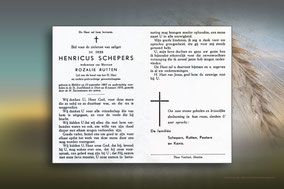 Henricus Schepers 15 januari 1970