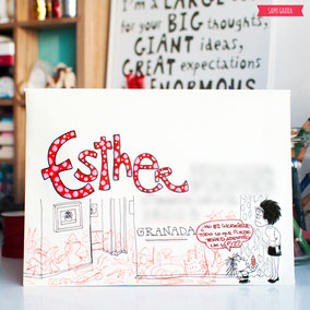 Envelope for Estherimenta by Sami Garra
