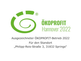 Teilnahme an Ökoprofit Hannover seit 2014 von meta Fackler