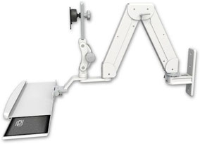 ASELP5216-WT-KUB Elite5216 医療用ロングワークステーションアーム