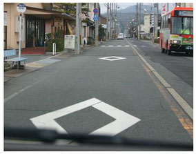 横断歩道での一時停止