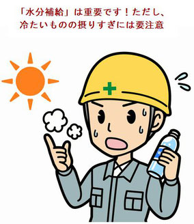 水分補給の重要性