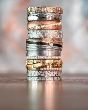 Trauringe, Gloor Goldschmied AG, Aarau, Schmuckkultur Andreas Vögele