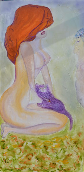 huile sur toile , 100x80 cm