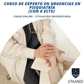 Curso de Experto en Urgencias en Psiquiatría (8 ECTS)