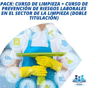 curso de limpieza + curso de prevención de riesgos laborales en limpieza