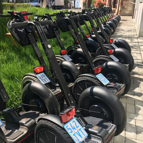 Segway-Tour - kurz vor dem Start