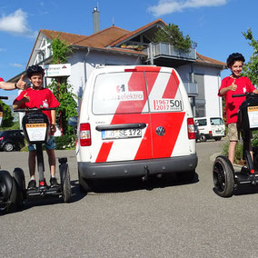 Einzigartige Team-Challenge: Mit dem Segway gemeinsam neue Wege entdecken