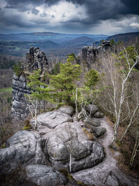 Auf den Schrammsteinen