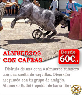 Capeas con almuerzo en Murcia
