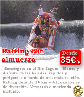 Rafting para despedidas
