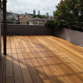 Toscane d'Auvergne Terrasse bois