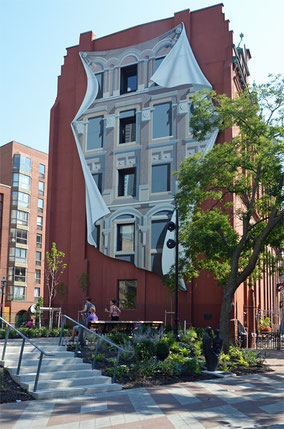 Die Rückseite des Gooderham-Buildings.