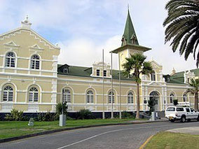 Der alte Bahnhof (heute Swakopmund-Hotel)