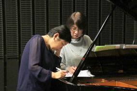 開演前の入念な打ち合わせ