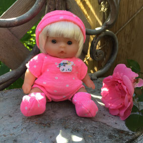 Blond 6" Berenguer baby