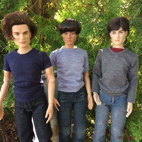Tonner 18" male dolls, Vampire Eddie, Harry Potter, Peter Parker