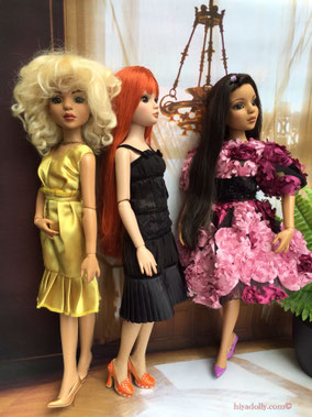 Ellowynes, Lizette, dolls dressed up, in the Ballroom 