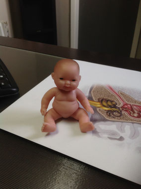 Berenguer 6" smiling  baby