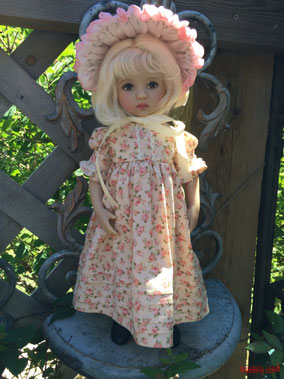 Dianna Effner Little Darling, Little Darling handpainted by Helen Skinner, Sculpt 1, outfit and hat made by Helen Skinner