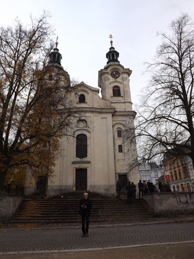 Kreuzkirche Liberec von außen...