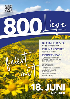 Jubiläums-Fest 800 Jahre Liepe - 18. Juni 2022