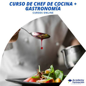 curso de chef de cocina y gastronomía