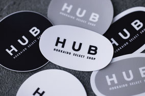 HUB HOKKAIDO SELECT SHOP オリジナルステッカー