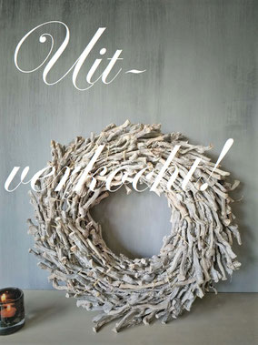 Krans Botay 50 cm, Stoer, Sober, Industrieel, Puur, Robuust, Grof, Landelijk wonen, Sfeervol, Geleefd, Stijlvol, Doorleefd, landelijke stijl, landelijke decoratie, vintage.