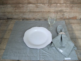 Katoenen placemat ML Fabrics, Stoer, Sober, Industrieel, Puur, Robuust, Grof, Landelijk wonen, Sfeervol, Geleefd, Stijlvol, Doorleefd, landelijke stijl, landelijke decoratie