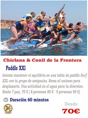 paddle xxl en Chiclana