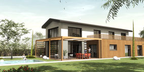 Maison contemporaine à Tramoyes (01)