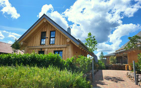 Blockhaus Edersee Schwimmteich Sauna